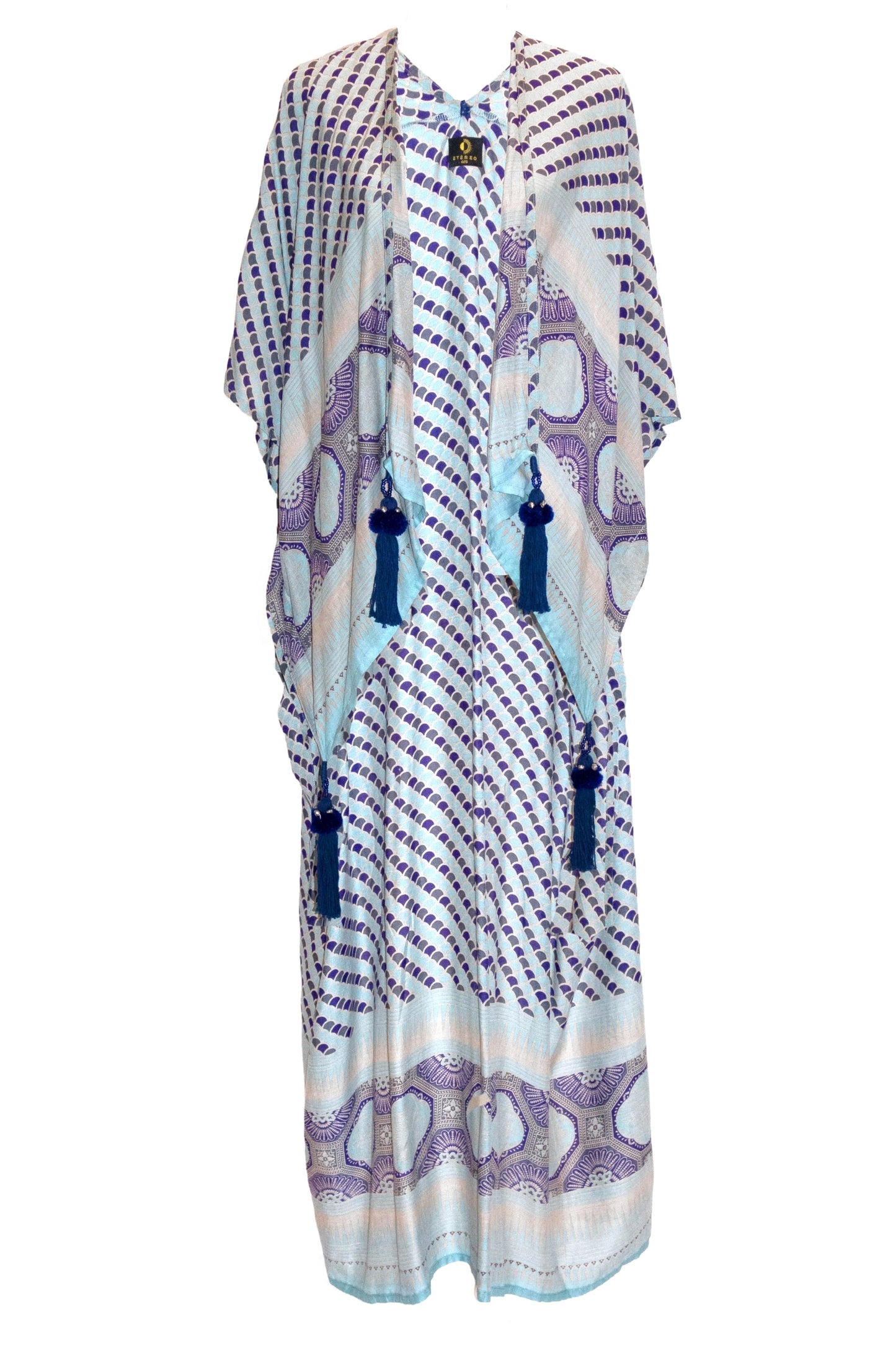 Laila Kaftan Robe - Blue