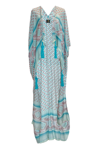 Laila Kaftan Robe - Teal
