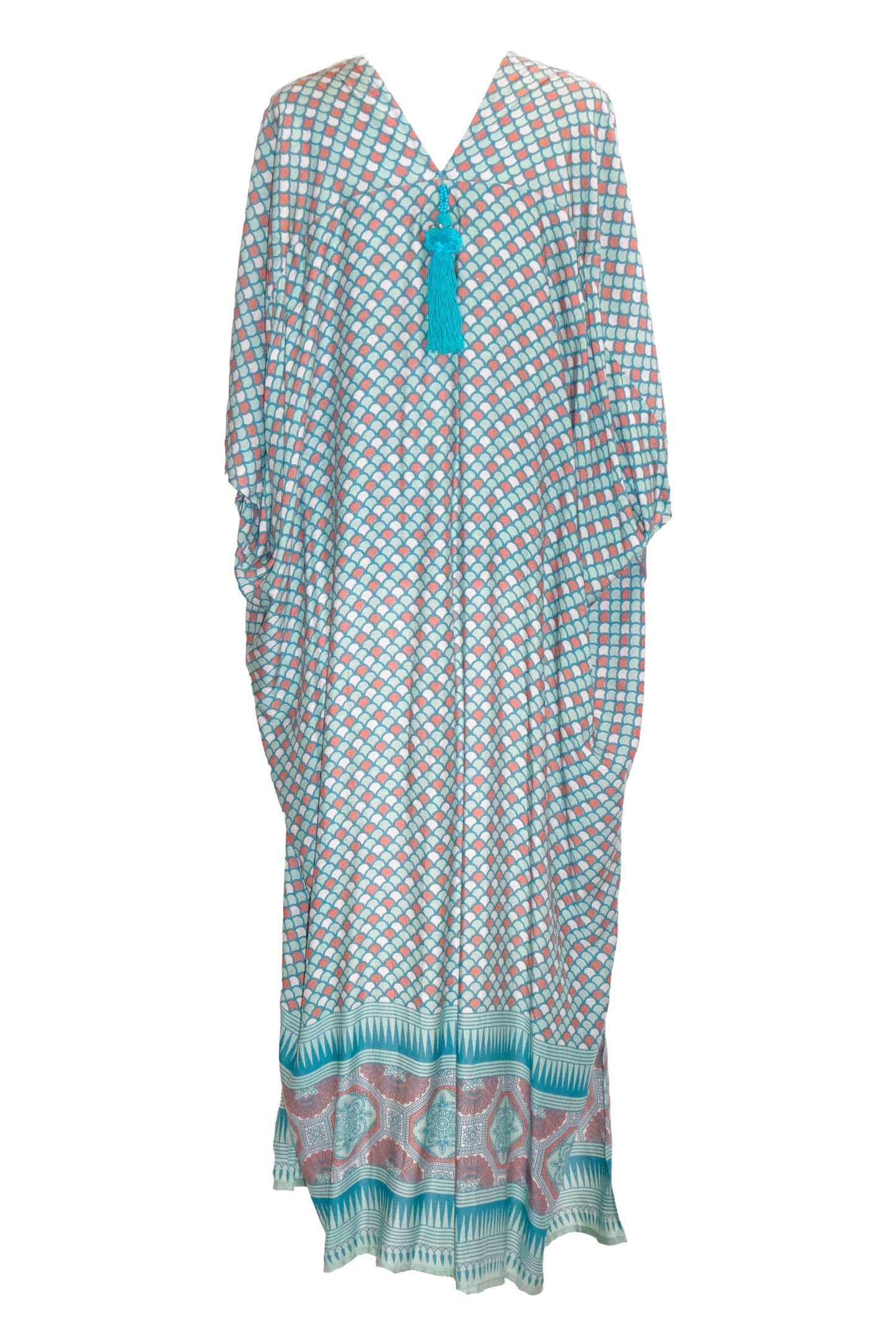 Laila Kaftan Robe - Teal